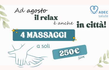 Pacchetto 4 massaggi a 250€!